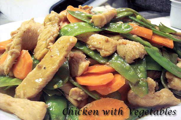 Chicken with Vegetables Chinese To Go Food